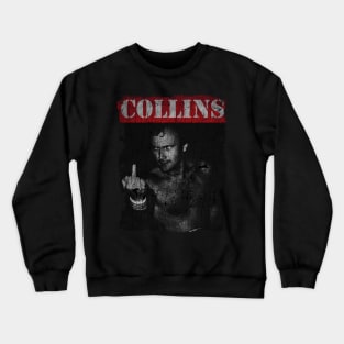 TEXTURE ART - Phil Collins meme Crewneck Sweatshirt